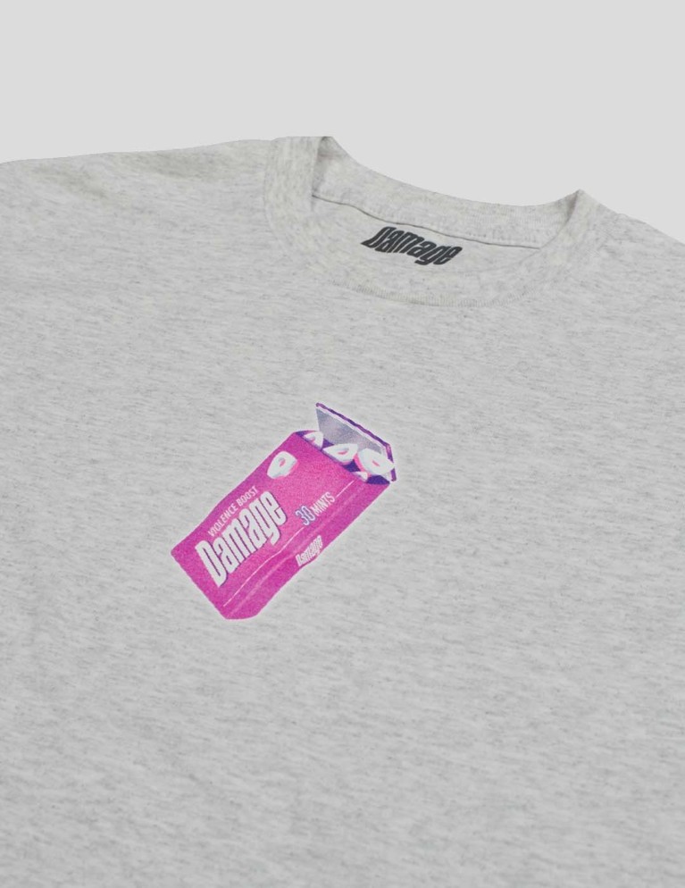 Camicia DAMAGE spinta tee grigio